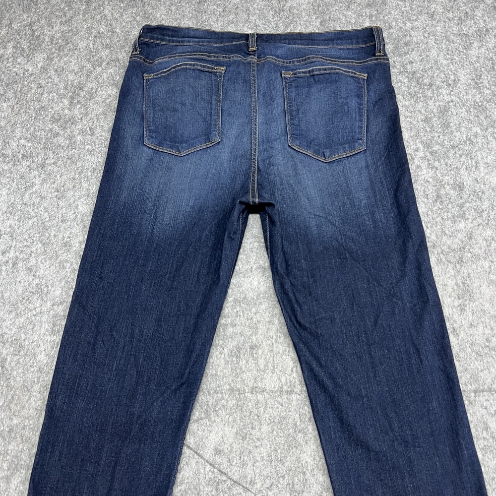 Judy Blue Jeans Womens 3XL Blue Dark Wash Stretch Mid Rise Skinny Plus Size USA - Picture 8 of 15